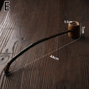 Bamboo Wooden Tea Scoop Ceremony Table Decor Japanese for Home Garden Tea Ceremony Bathroom Sauna Scoops Teaware Kitchen Tool acacuss