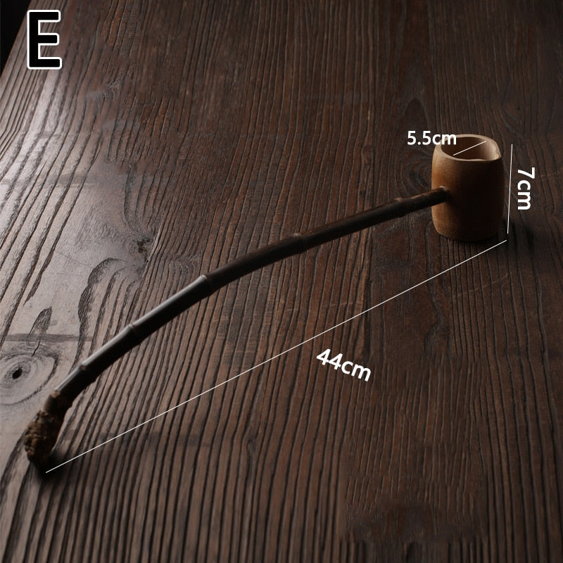 Bamboo Wooden Tea Scoop Ceremony Table Decor Japanese for Home Garden Tea Ceremony Bathroom Sauna Scoops Teaware Kitchen Tool acacuss
