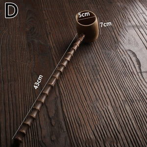 Bamboo Wooden Tea Scoop Ceremony Table Decor Japanese for Home Garden Tea Ceremony Bathroom Sauna Scoops Teaware Kitchen Tool acacuss
