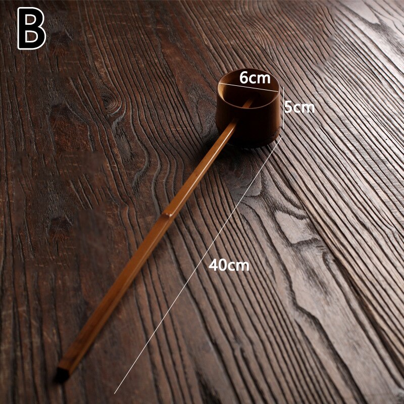 Bamboo Wooden Tea Scoop Ceremony Table Decor Japanese for Home Garden Tea Ceremony Bathroom Sauna Scoops Teaware Kitchen Tool acacuss