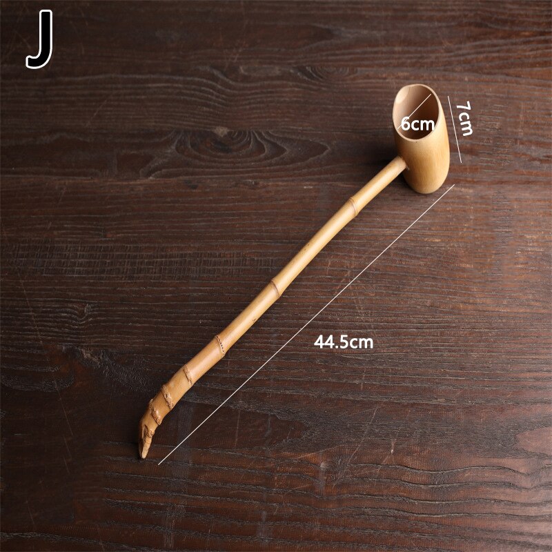Bamboo Wooden Tea Scoop Ceremony Table Decor Japanese for Home Garden Tea Ceremony Bathroom Sauna Scoops Teaware Kitchen Tool acacuss