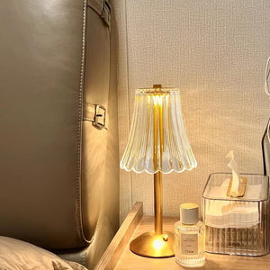 Bar Touch Table Lamp Rechargeable Wireless Desk Lamp Portable Bedroom Night Light LED Decor Lights for Coffee Hotel Restaurant acacuss