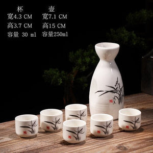 Bartender Beer Drinks Bar Set Wine Glasses Sake Cocktail Distiller Liquor Soju Drinks Kitchen Copas De Vino Shot Glasses ZY50JJ acacuss