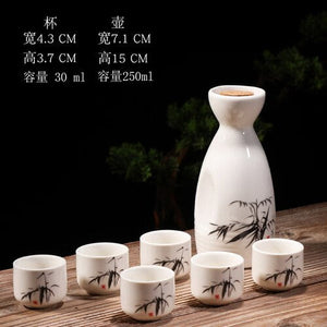 Bartender Beer Drinks Bar Set Wine Glasses Sake Cocktail Distiller Liquor Soju Drinks Kitchen Copas De Vino Shot Glasses ZY50JJ acacuss