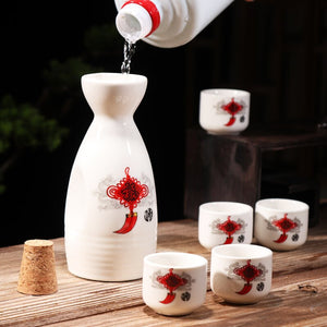 Bartender Beer Drinks Bar Set Wine Glasses Sake Cocktail Distiller Liquor Soju Drinks Kitchen Copas De Vino Shot Glasses ZY50JJ acacuss
