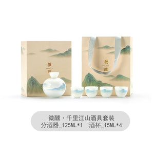 Bartender Beer Mixer Bar Set Glasses Sake Mini Cocktail Distiller Liquor Soju Drinks Kitchen Copas De Vino Shot Wine Kit ZY50JJ acacuss