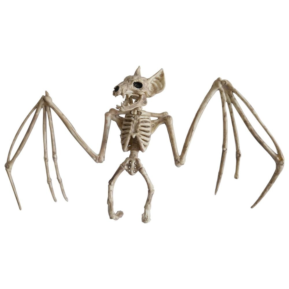 Bat Mouse Crow Skeleton Bones Halloween Animal Horror Frightening Ornaments Hallowmas Creepy Decoration Props Party acacuss