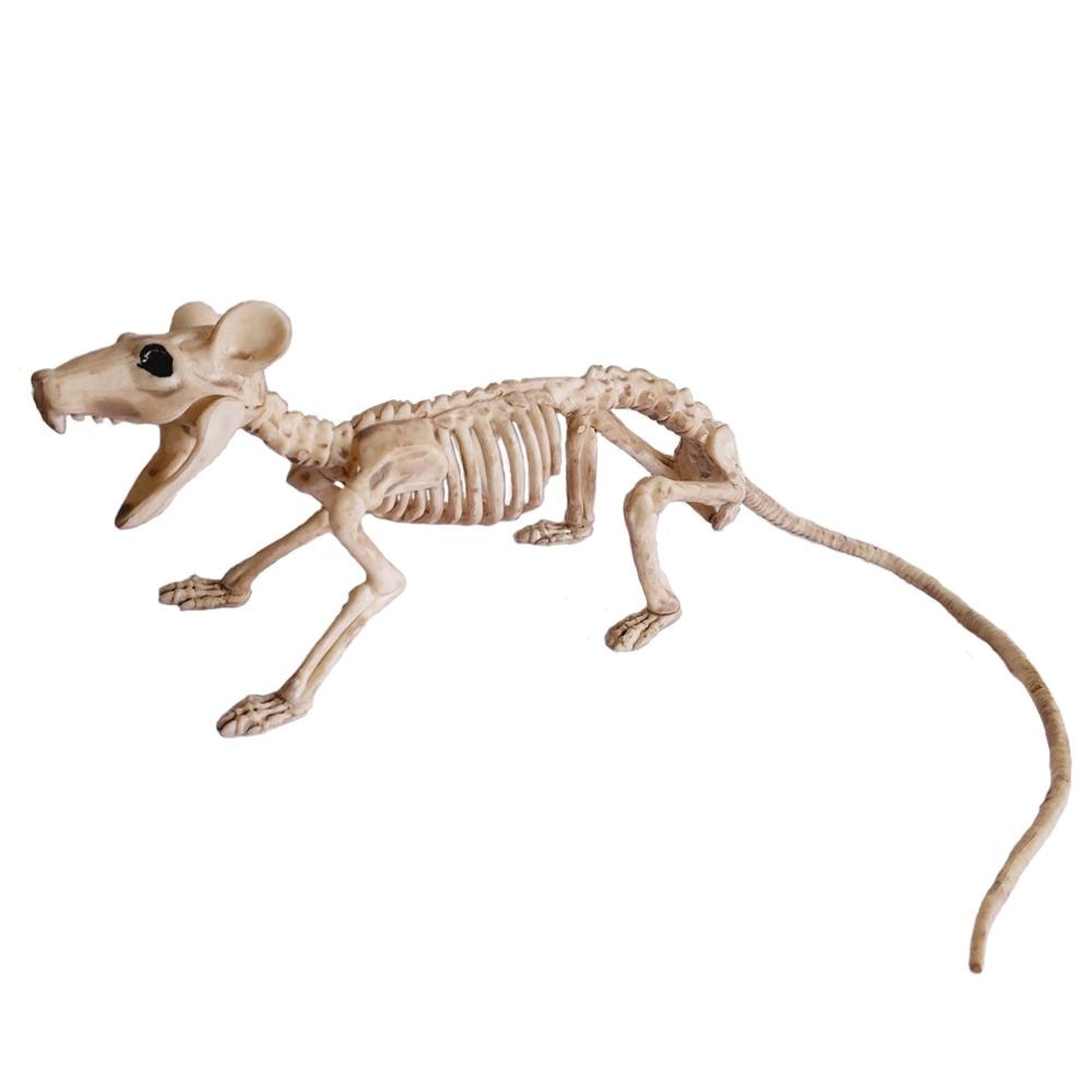 Bat Mouse Crow Skeleton Bones Halloween Animal Horror Frightening Ornaments Hallowmas Creepy Decoration Props Party acacuss
