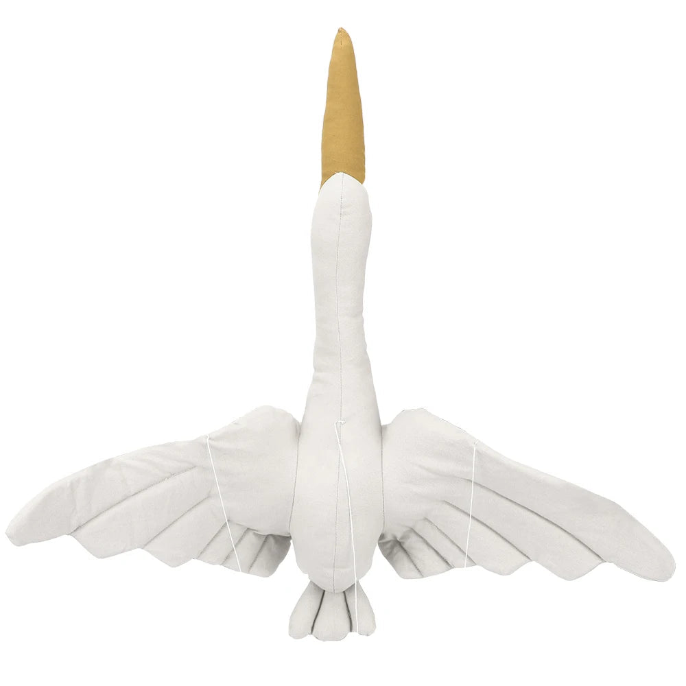 Bedroom Nursery Room Decoration Hanging Ornaments Baby Soothing Pillow Plush Stuffed Doll Wall Hanging Swan Creative acacuss