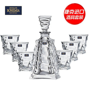 Beer Liquor Decanter Bar Sets Wine Glasses Mixer Whiskey Bottle Bar Sets Crystal Glass Beer Barman Accessoire Dining Room Sets acacuss