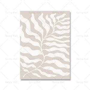 Beige Matisse Poster Nude Picasso Girl Abstract Line Art Print Coral Leaf Canvas Painting Boho Wall Picture Living Room Decor acacuss