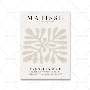Beige Matisse Poster Nude Picasso Girl Abstract Line Art Print Coral Leaf Canvas Painting Boho Wall Picture Living Room Decor acacuss