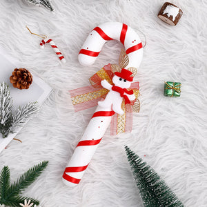 Big Candy Cane Christmas Canes Christmas Tree Decorations For Home Party New Year Christmas Xmas Tree Hanging Ornaments 2021 acacuss