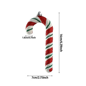 Big Candy Cane Christmas Canes Christmas Tree Decorations For Home Party New Year Christmas Xmas Tree Hanging Ornaments 2021 acacuss