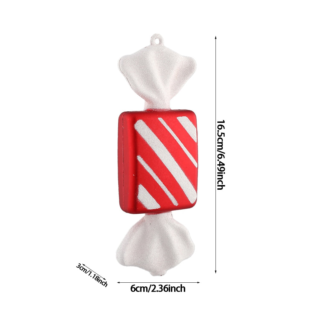 Big Candy Cane Christmas Canes Christmas Tree Decorations For Home Party New Year Christmas Xmas Tree Hanging Ornaments 2021 acacuss