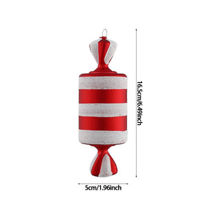 Big Candy Cane Christmas Canes Christmas Tree Decorations For Home Party New Year Christmas Xmas Tree Hanging Ornaments 2021 acacuss