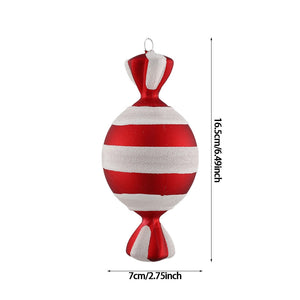 Big Candy Cane Christmas Canes Christmas Tree Decorations For Home Party New Year Christmas Xmas Tree Hanging Ornaments 2021 acacuss