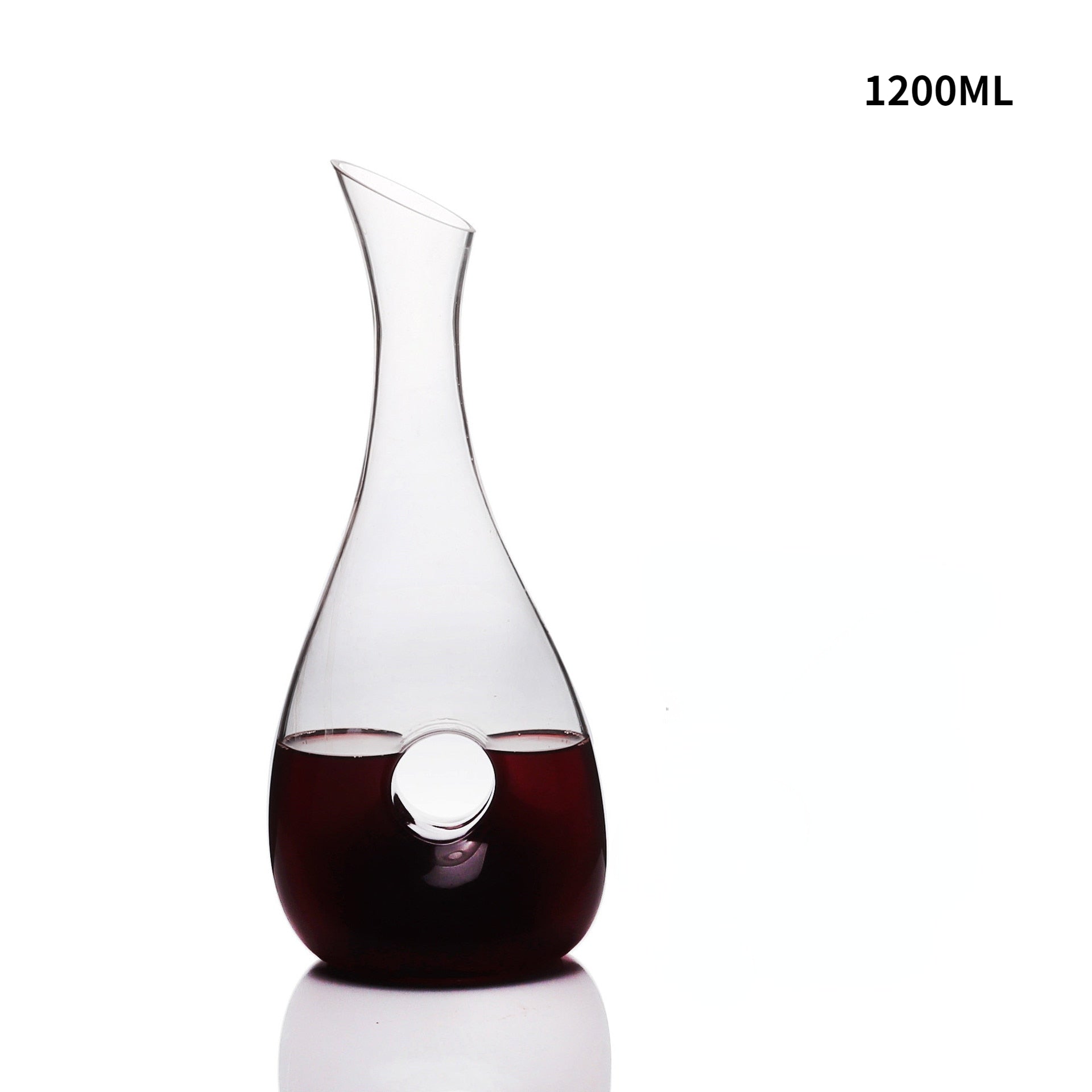 Big Decanter Handmade Snail Wine Decanter Creative Crystal Glass Wine Decanter Oblique Mouth Wine Dispenser acacuss