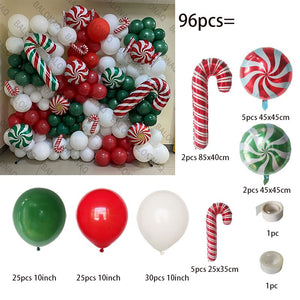 Big Gingerbread Man Balloon Xmas Balloon Toy Christmas Balloon Latex Balloon Christmas Party Decoration New Year 2023 Supplies acacuss