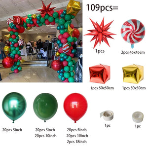 Big Gingerbread Man Balloon Xmas Balloon Toy Christmas Balloon Latex Balloon Christmas Party Decoration New Year 2023 Supplies acacuss
