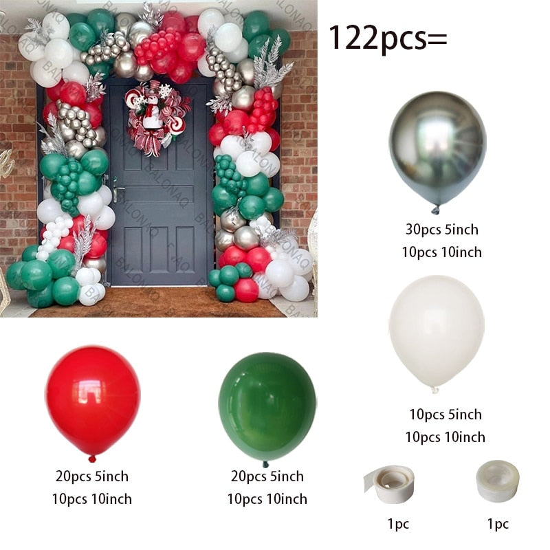 Big Gingerbread Man Balloon Xmas Balloon Toy Christmas Balloon Latex Balloon Christmas Party Decoration New Year 2023 Supplies acacuss