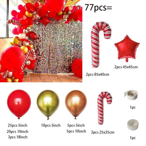 Big Gingerbread Man Balloon Xmas Balloon Toy Christmas Balloon Latex Balloon Christmas Party Decoration New Year 2023 Supplies acacuss