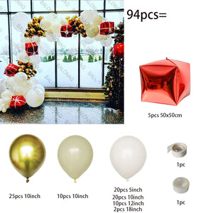 Big Gingerbread Man Balloon Xmas Balloon Toy Christmas Balloon Latex Balloon Christmas Party Decoration New Year 2023 Supplies acacuss