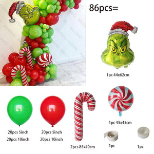 Big Gingerbread Man Balloon Xmas Balloon Toy Christmas Balloon Latex Balloon Christmas Party Decoration New Year 2023 Supplies acacuss