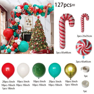 Big Gingerbread Man Balloon Xmas Balloon Toy Christmas Balloon Latex Balloon Christmas Party Decoration New Year 2023 Supplies acacuss