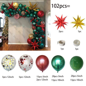 Big Gingerbread Man Balloon Xmas Balloon Toy Christmas Balloon Latex Balloon Christmas Party Decoration New Year 2023 Supplies acacuss