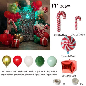 Big Gingerbread Man Balloon Xmas Balloon Toy Christmas Balloon Latex Balloon Christmas Party Decoration New Year 2023 Supplies acacuss