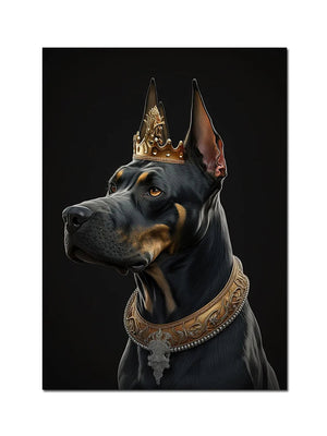 Black And Gold King Animals Monkey Bee Snake Scorpion Lion Canvas Painting Crown Poster Print For Living Room Home Decoration acacuss