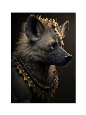Black And Gold King Animals Monkey Bee Snake Scorpion Lion Canvas Painting Crown Poster Print For Living Room Home Decoration acacuss
