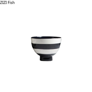 Black and White Resin Crafts Vase Desk Decoration Flowers Pots Decorative Flower Arrangement Floral Vases Modern Home Decor acacuss