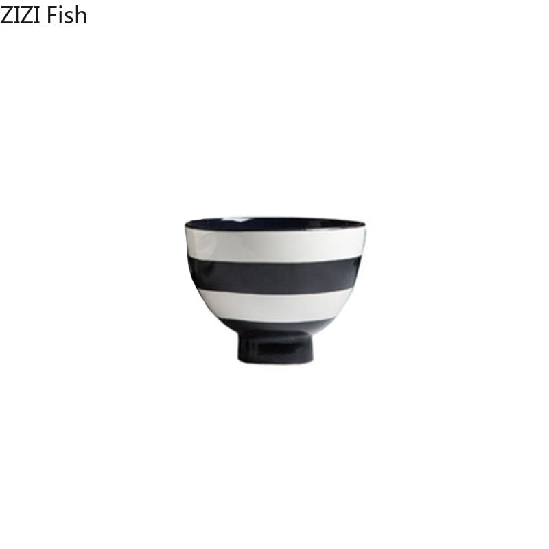 Black and White Resin Crafts Vase Desk Decoration Flowers Pots Decorative Flower Arrangement Floral Vases Modern Home Decor acacuss
