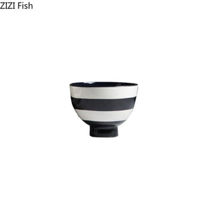 Black and White Resin Crafts Vase Desk Decoration Flowers Pots Decorative Flower Arrangement Floral Vases Modern Home Decor acacuss