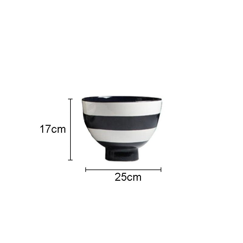 Black and White Resin Crafts Vase Desk Decoration Flowers Pots Decorative Flower Arrangement Floral Vases Modern Home Decor acacuss