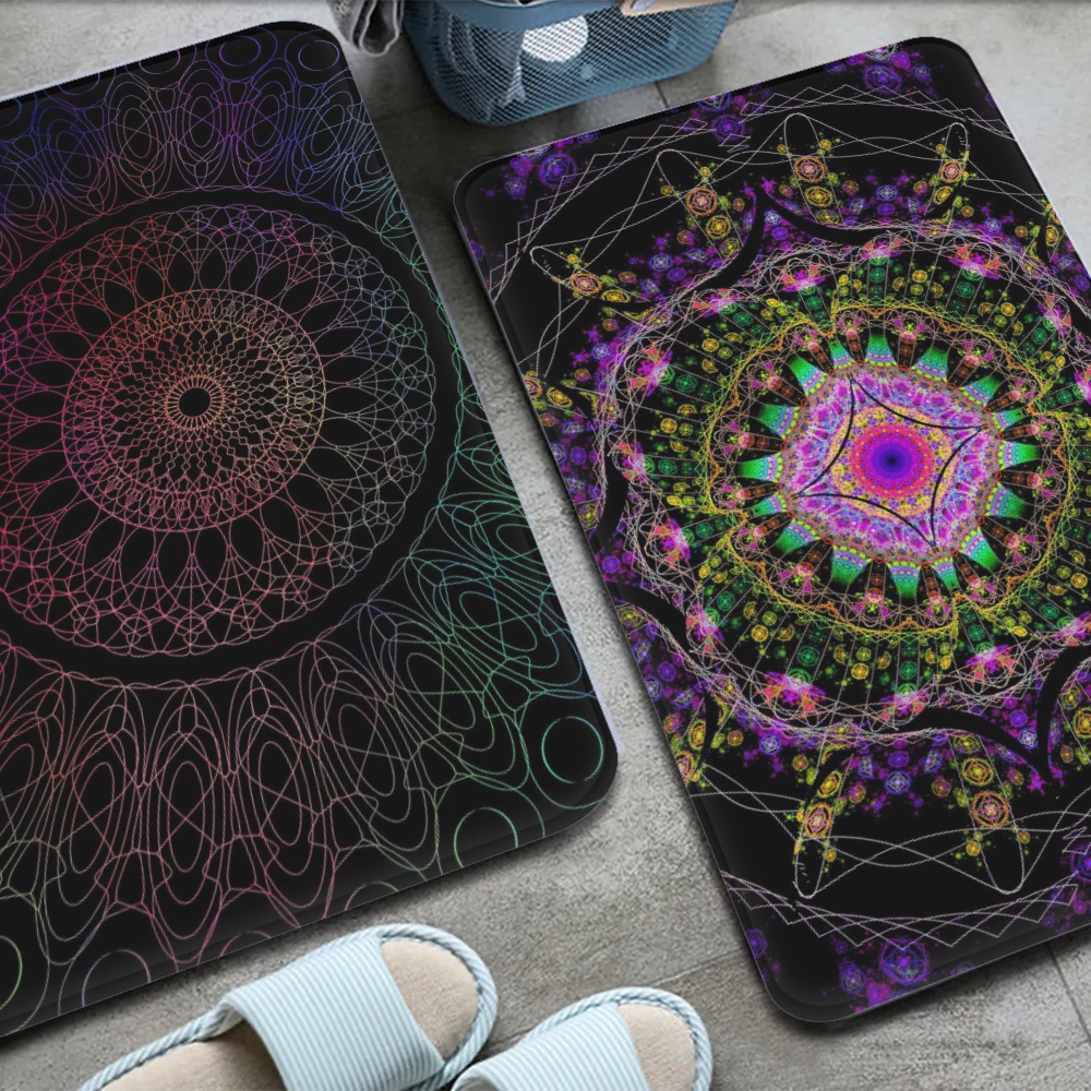 Bohemia Mandala Floor Mat Floor Mat INS Style Soft Bedroom Floor House Laundry Room Mat Anti-skid Household Carpets acacuss