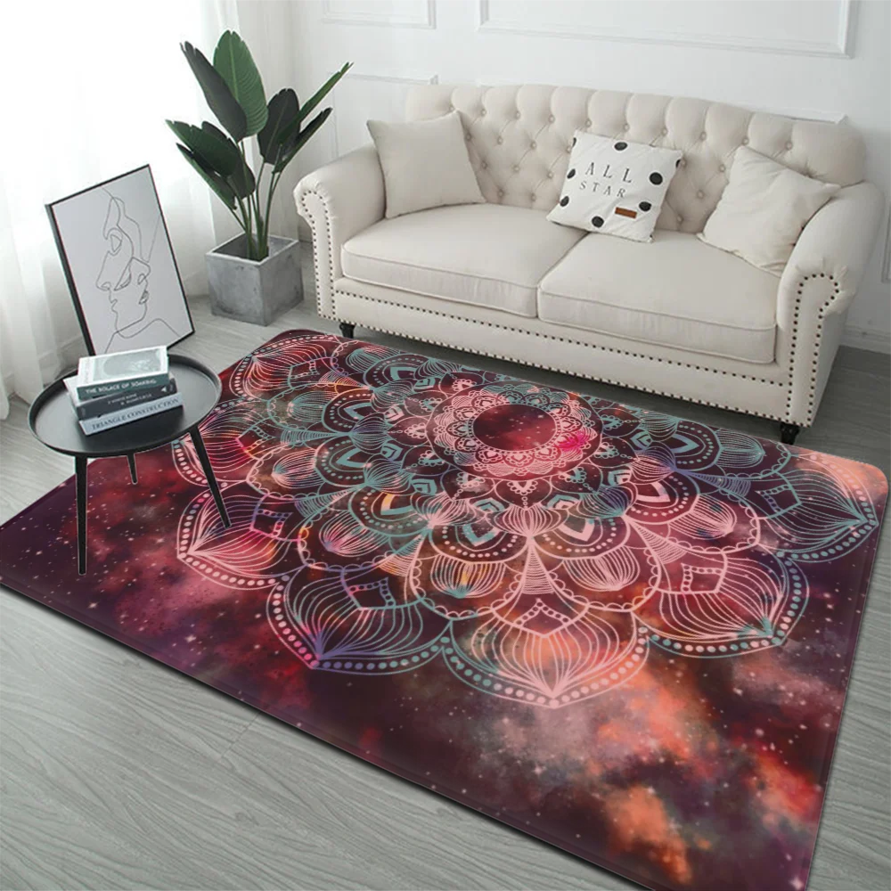 Bohemia Mandala Floor Mat Floor Mat INS Style Soft Bedroom Floor House Laundry Room Mat Anti-skid Household Carpets acacuss