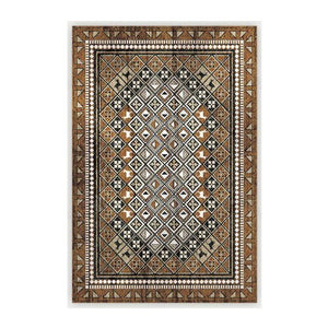 Bohemian Carpet American Ethnic Style Living Room Decoration Rugs Moroccan Vintage Homestay Bedroom Decor Carpets Non-slip Mat acacuss