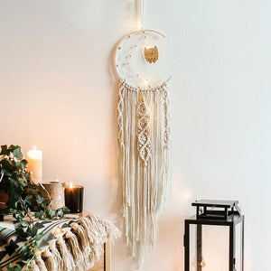 Bohemian Cotton Rope Woven Lacework Dream Catcher Home Ornament Wedding Decoration Girlfriend Gift Wind Chimes Owl Dreamcatchers acacuss