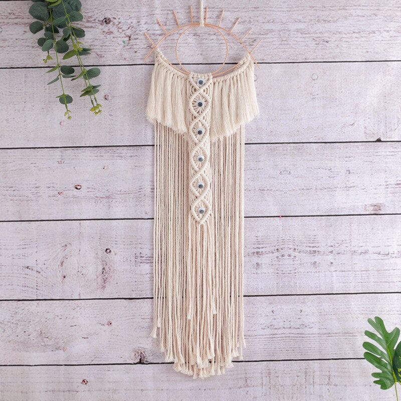 Bohemian Cotton Rope Woven Lacework Dream Catcher Home Ornament Wedding Decoration Girlfriend Gift Wind Chimes Owl Dreamcatchers acacuss