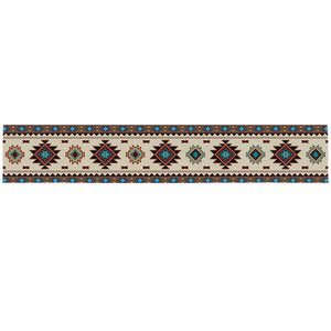 Bohemian Ethnic Geometry Linen Table Runners Holiday Party Decor Reusable Table Runners for Dining Table Wedding Decorations acacuss