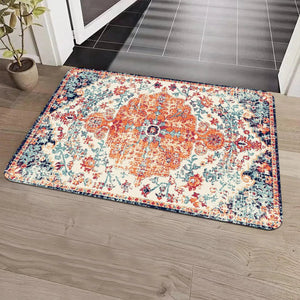 Bohemian European Classic Household Anti-slip Water Absorbent Floor Mat Restaurant Kitchen Anti Slip Anti-Fouling Retro Carpet acacuss