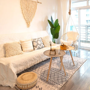 Bohemian National Style Living Room Carpet Retro Hotel Homestay Decoration Carpets Light Luxury Bedroom Bedside Large Area Rug acacuss