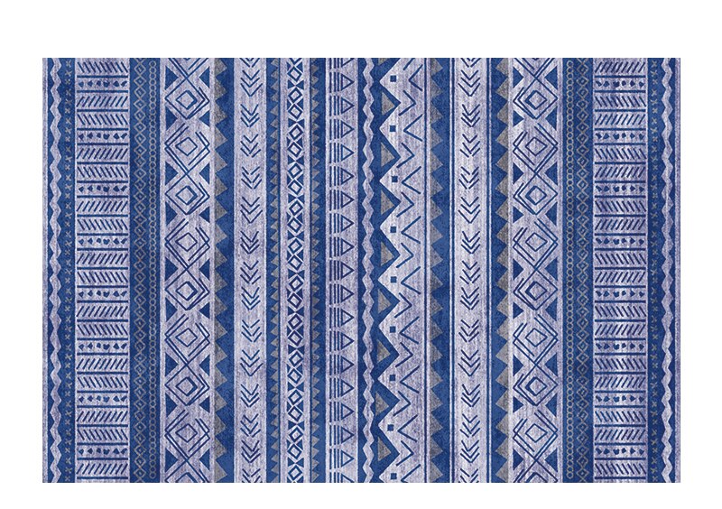 Bohemian National Style Living Room Carpet Retro Hotel Homestay Decoration Carpets Light Luxury Bedroom Bedside Large Area Rug acacuss