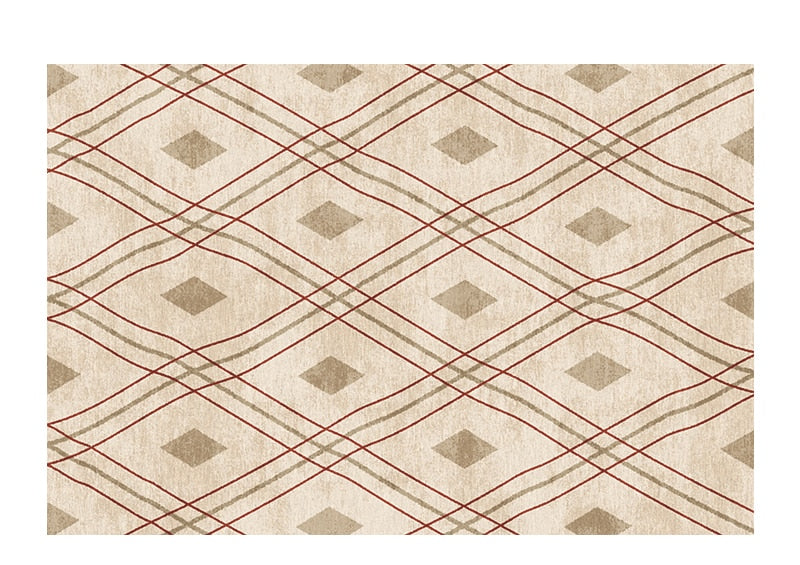 Bohemian National Style Living Room Carpet Retro Hotel Homestay Decoration Carpets Light Luxury Bedroom Bedside Large Area Rug acacuss