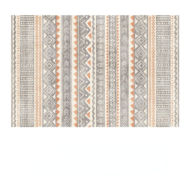 Bohemian National Style Living Room Carpet Retro Hotel Homestay Decoration Carpets Light Luxury Bedroom Bedside Large Area Rug acacuss
