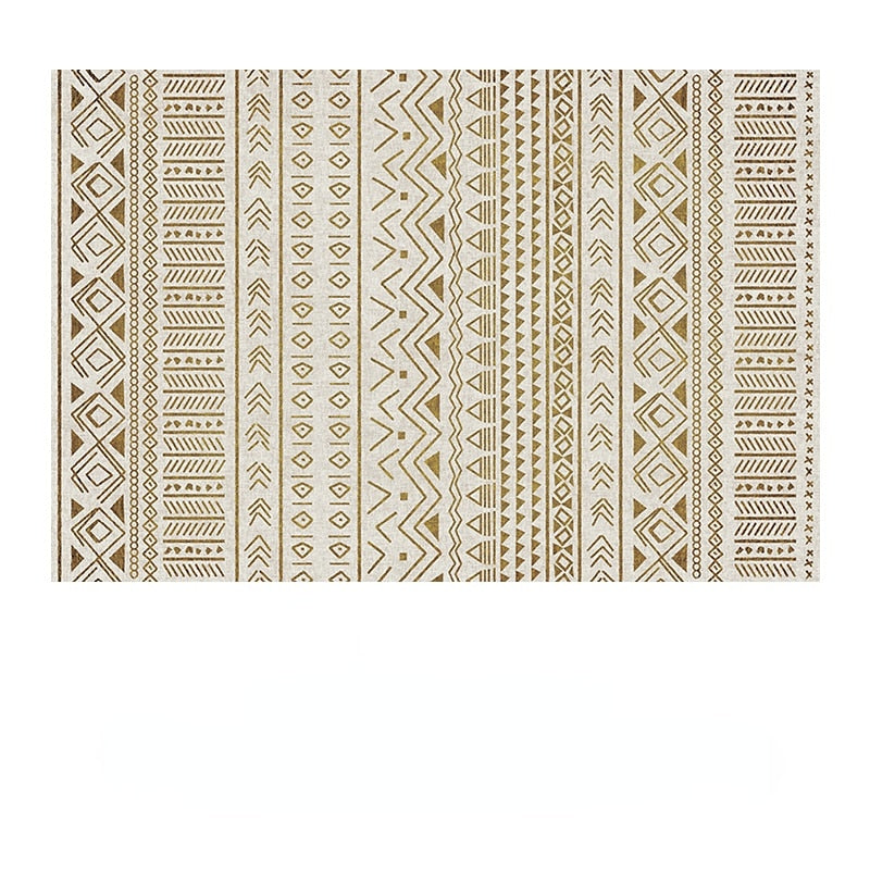 Bohemian National Style Living Room Carpet Retro Hotel Homestay Decoration Carpets Light Luxury Bedroom Bedside Large Area Rug acacuss