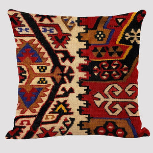 Bohemian Patterns Linen Cushions Case Multicolors Abstract Ethnic Geometry Print Decorative Pillows Case Living Room Sofa Pillow acacuss